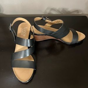 Black Strappy Franco Sarto Sandals